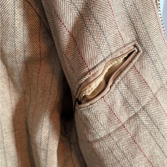 Vintage L.L. Bean Men's Wool Lined Trench Coat - Picture 7 of 8